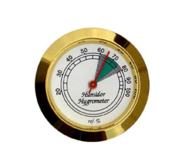 Hygrometer "Gold 37mm Ø"